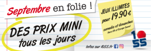 Septembre en folie soirée prix mini 