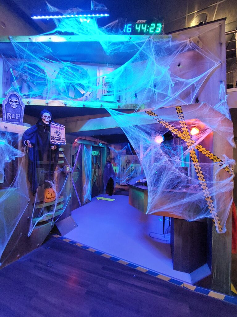 laser game hanté