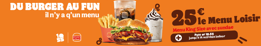 petite bannière Burger king 