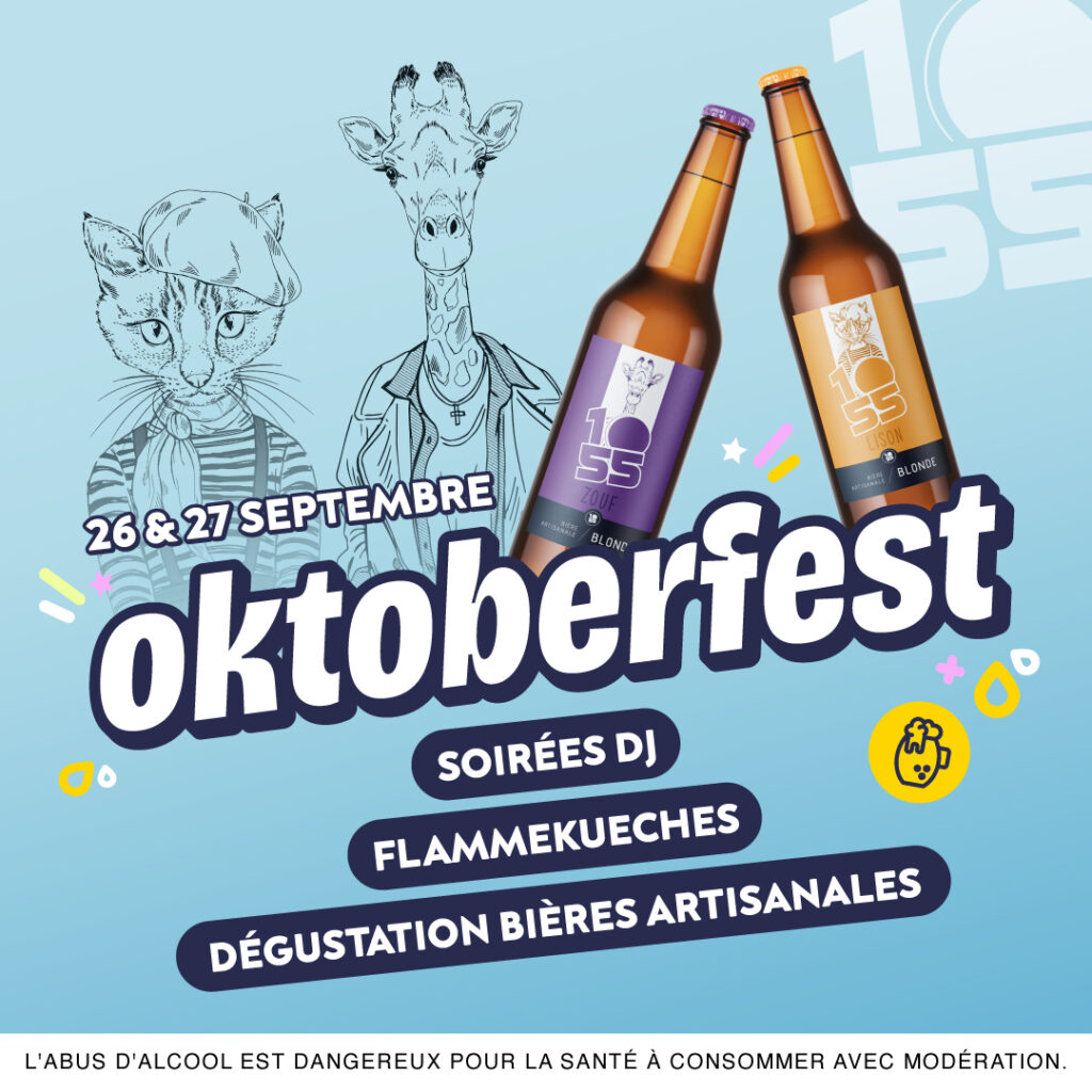 bières artisanales pour l'Oktoberfest au 10.55 d'Oyonnax
